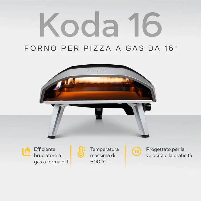 Ooni Forno per Pizza a Gas Koda 16