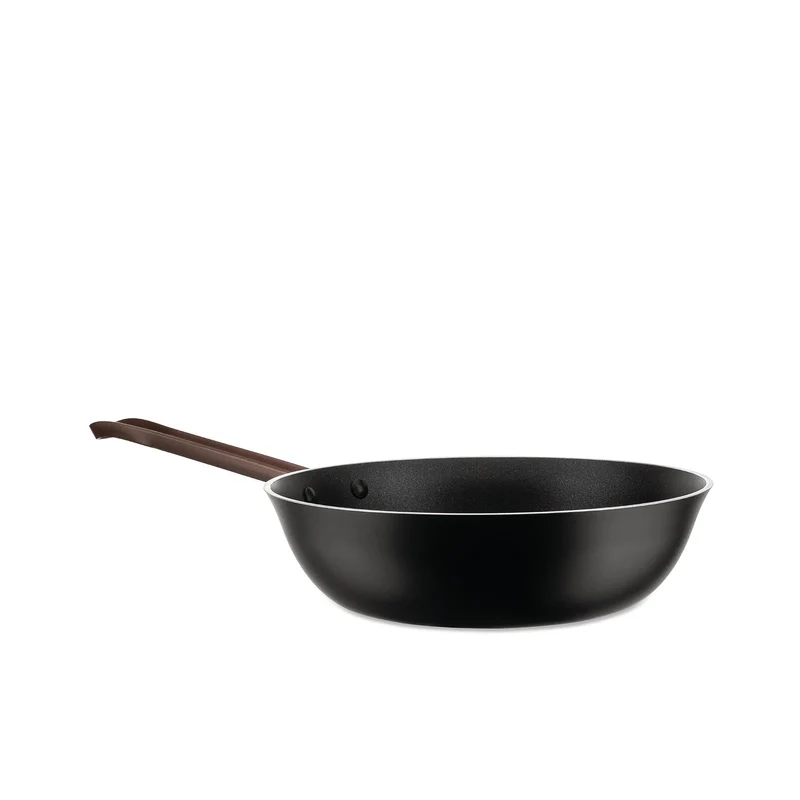 Alessi Padella Alta Edo D28 cm in Acciaio