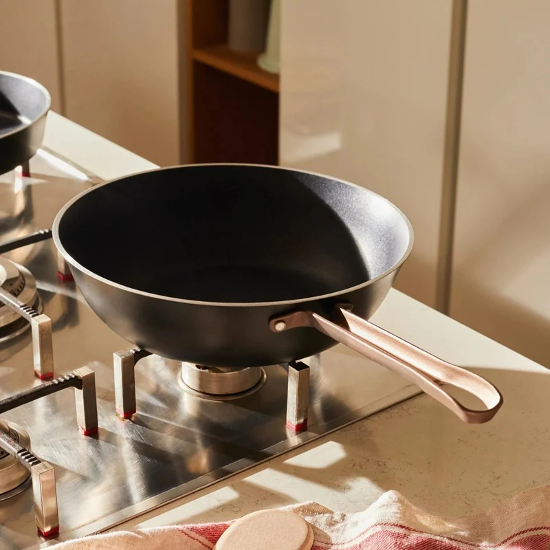 Alessi Padella Alta Edo D28 cm in Acciaio