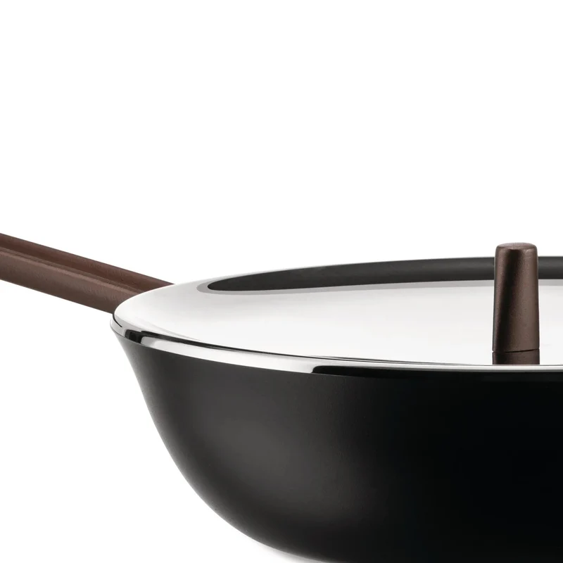Alessi Padella Alta Edo D28 cm in Acciaio