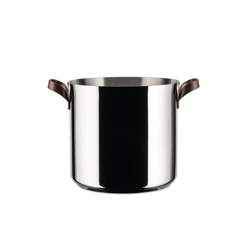 Alessi Pentola Edo D24 cm in Acciaio Inox