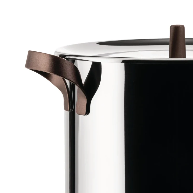 Alessi Pentola Edo D24 cm in Acciaio Inox