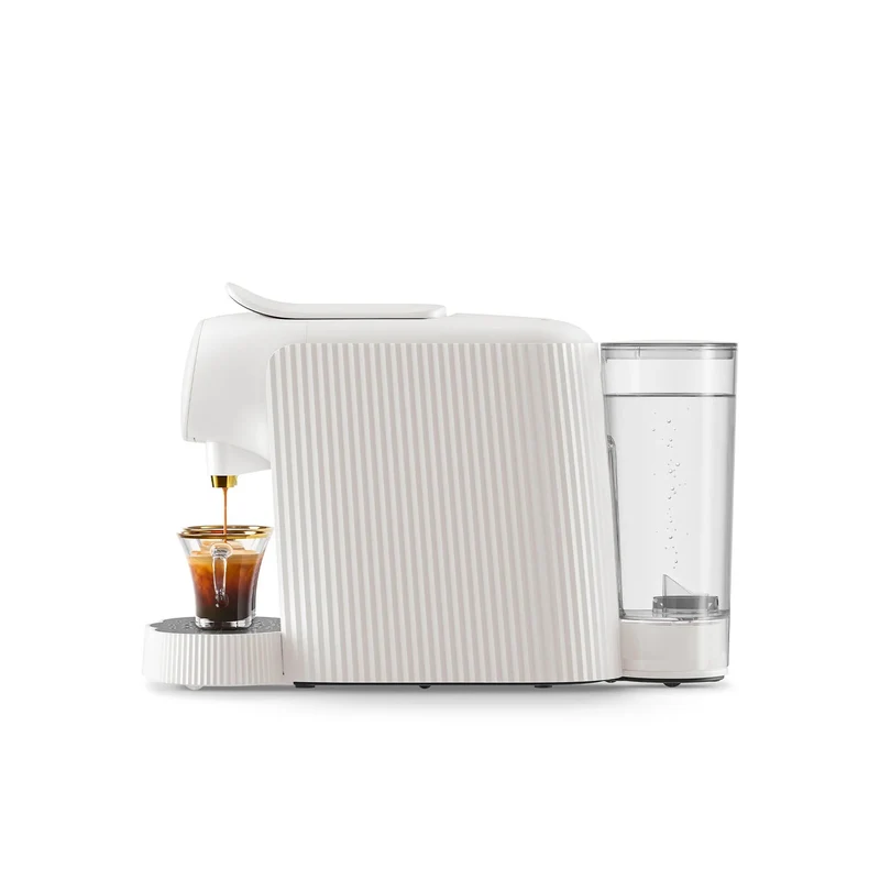 Alessi Macchina da Caffè Espresso Capsule Plissè Bianco