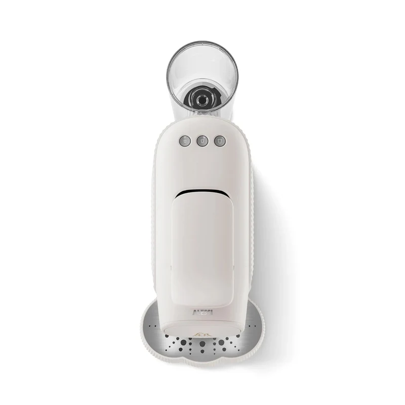 Alessi Macchina da Caffè Espresso Capsule Plissè Bianco