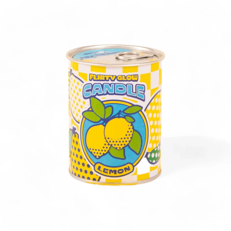 Seletti Candela Flirty Glow al Limone in Latta 30 Ore