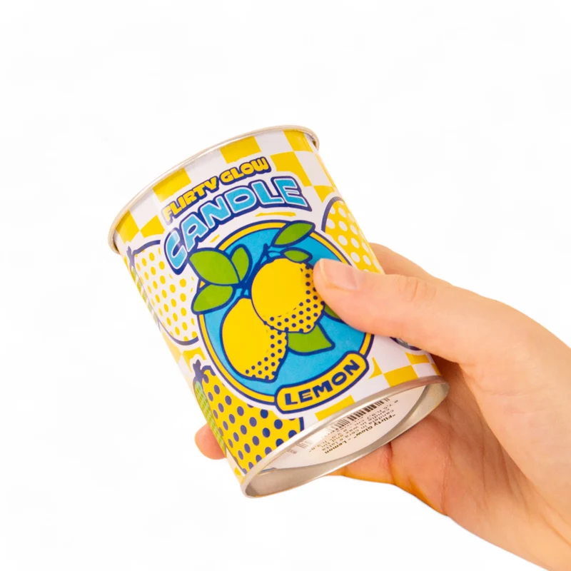 Seletti Candela Flirty Glow al Limone in Latta 30 Ore