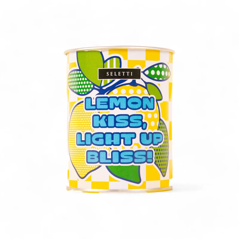 Seletti Candela Flirty Glow al Limone in Latta 30 Ore