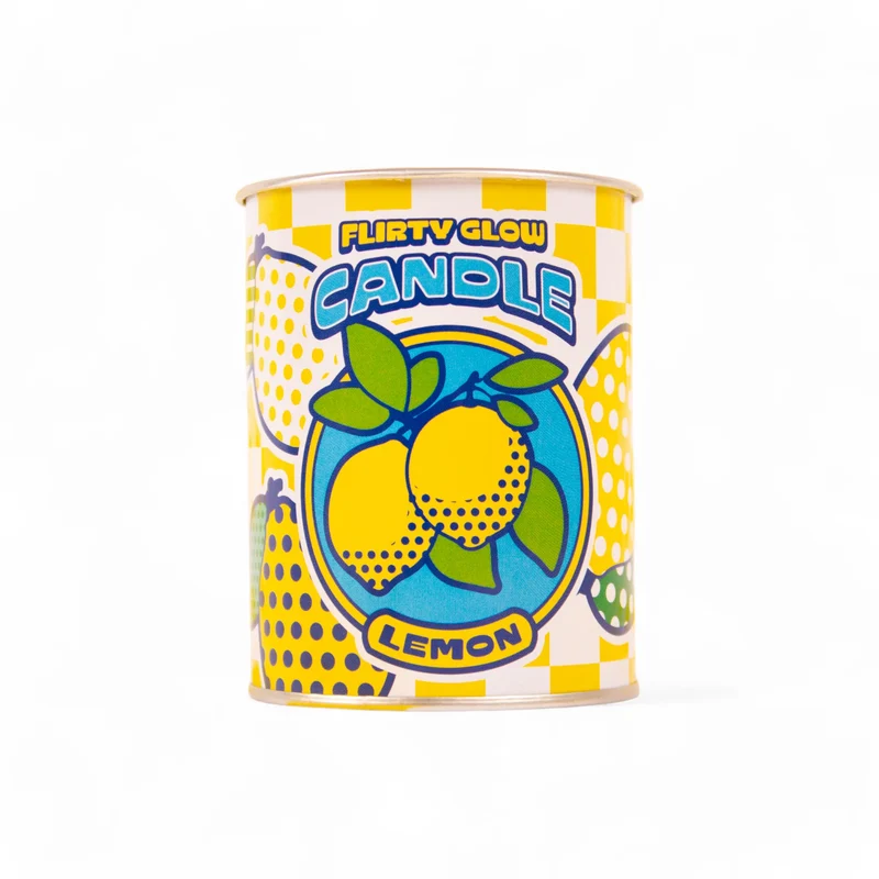 Seletti Candela Flirty Glow al Limone in Latta 30 Ore