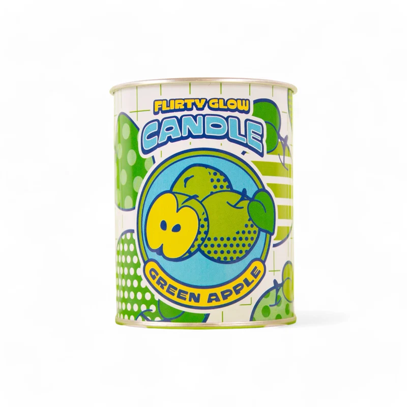Seletti Candela Flirty Glow Mela Verde in Latta 30 Ore