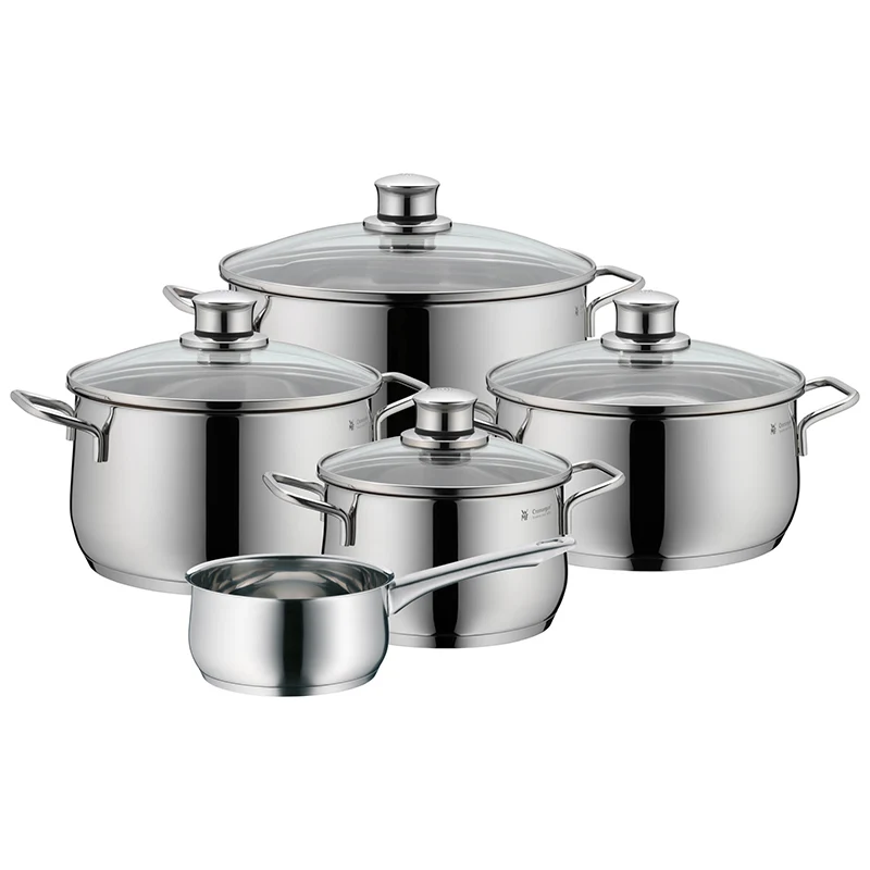 WMF Batteria di Pentole 9 Pezzi Diadem Plus