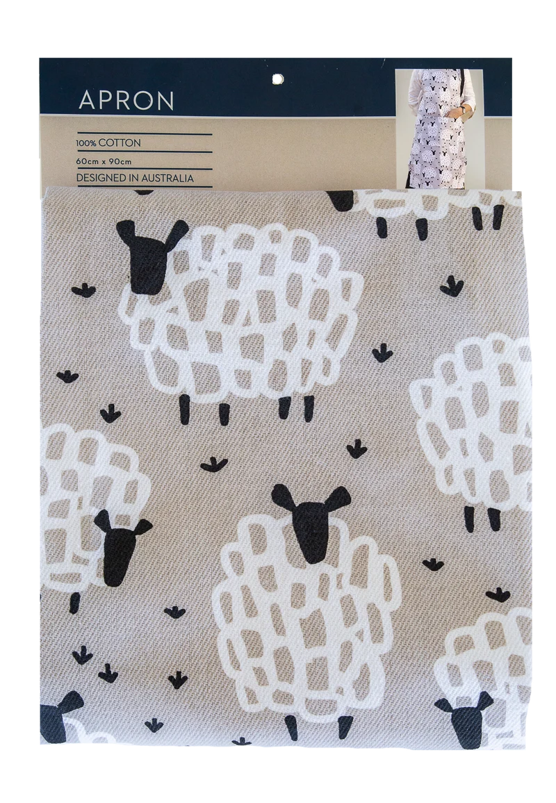 Schürze – Sheep, 100 % Heavy Drill-Baumwolle
