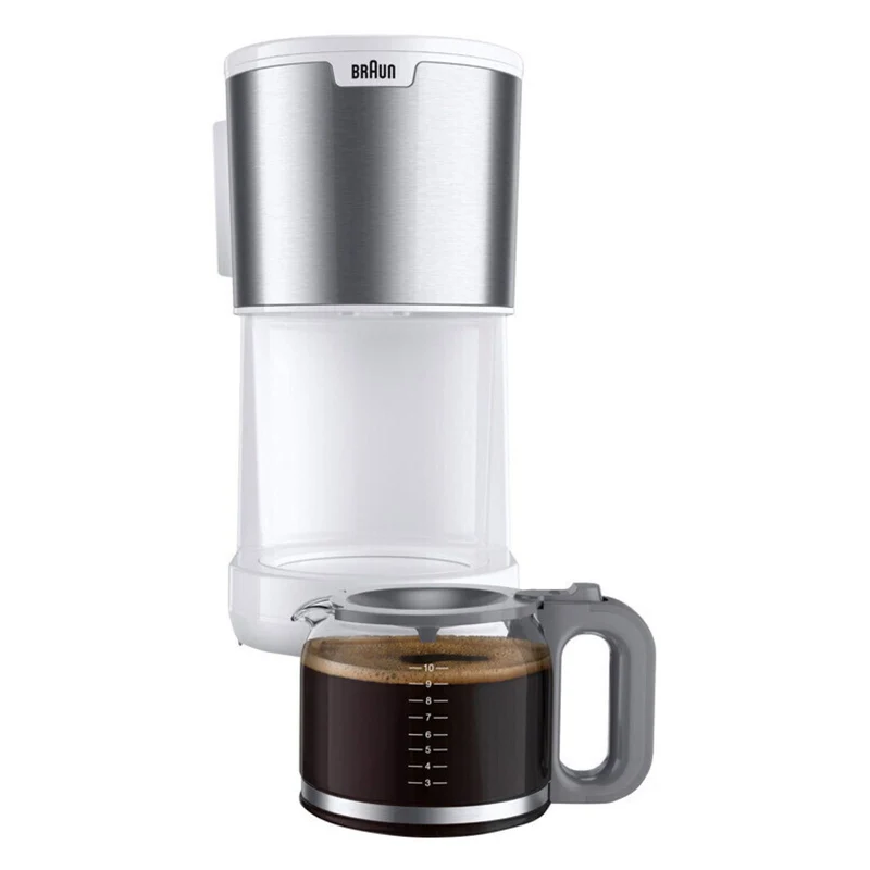 Braun PureShine KF 1500 WH Filter-Kaffeemaschine Weiß