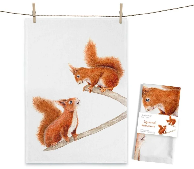 Geschirrtuch Squirrel Romance