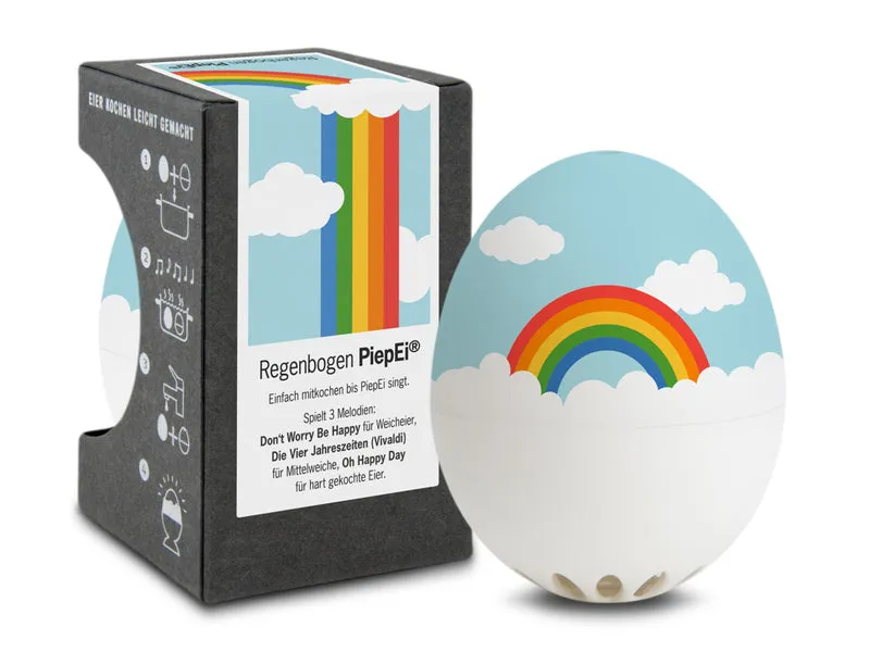 Piep Ei Eieruhr zum mitkochen Regenbogen