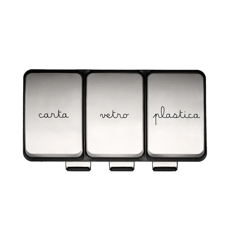 Simple Day Pattumiera Metti Tutto Al Posto Giusto 3x15 Litri Bianco