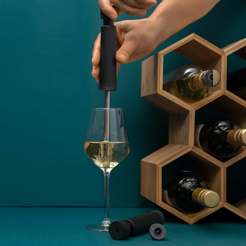 Vakuumier- & Dekantier-Set für Weinliebhaber