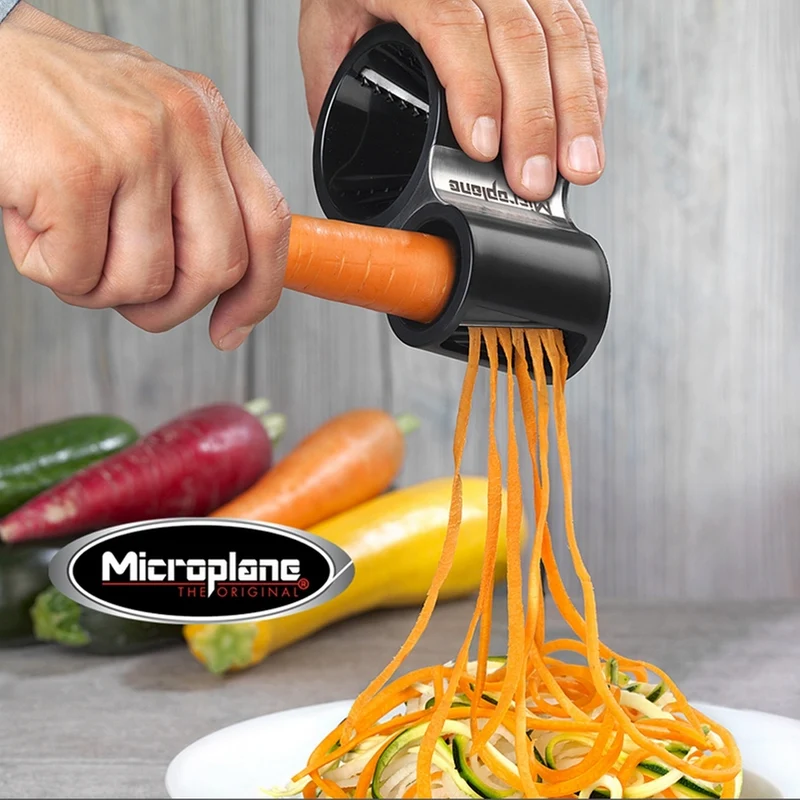 Spiralschneider schwarz/edelstahl von Microplane