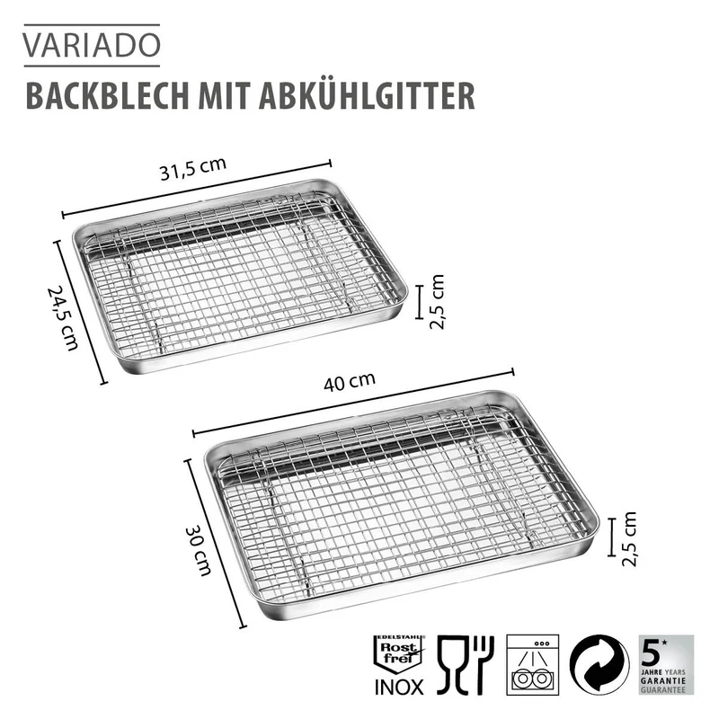 Gefu Vassoio con Griglia di raffreddamento Variado 40.5 cm