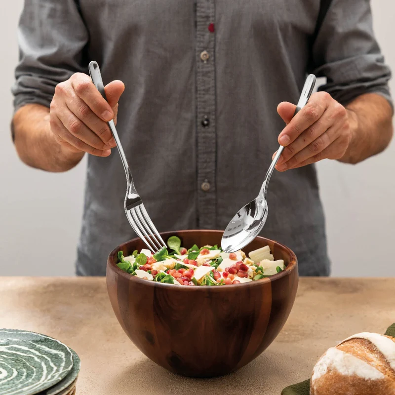 Sambonet Set 2 Posate Servire Taste in Acciaio Inox