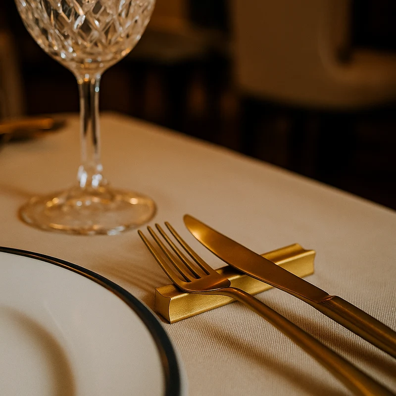 Le Gioie Poggia Posate in Ottone Oro