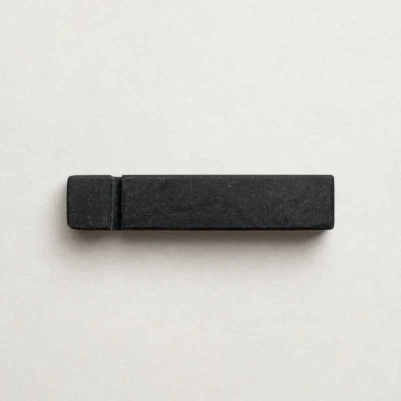 Le Gioie Poggia Posate in Marmo Nero con Taglio