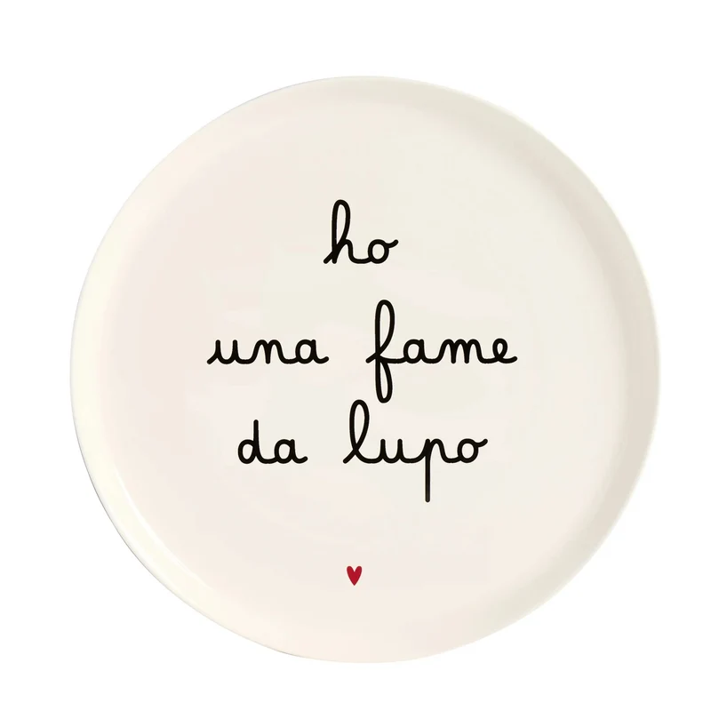 Simple Day Piatto Ho Una Fame Da Lupo 31.5 cm