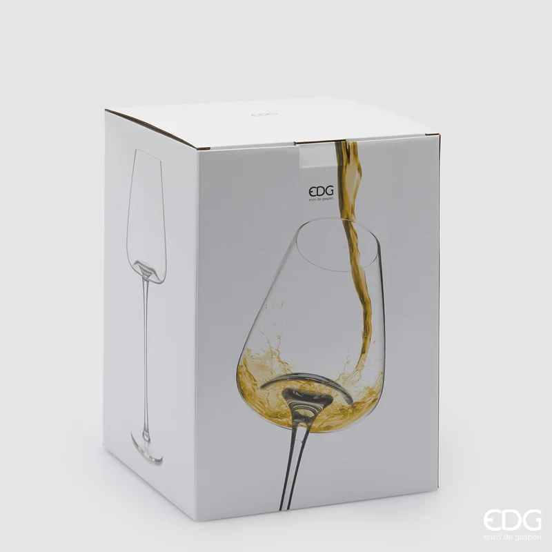 EDG Enzo De Gasperi Set 4 Calici Grace in Vetro 550 ml