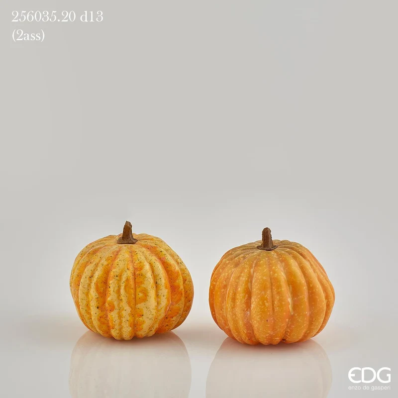 EDG Enzo De Gasperi Set 2 Zucche Rotonde D13 cm