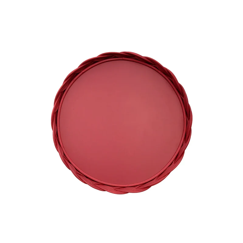 Bitossi Home Vassoio Medium Treccia D41 cm Rosso