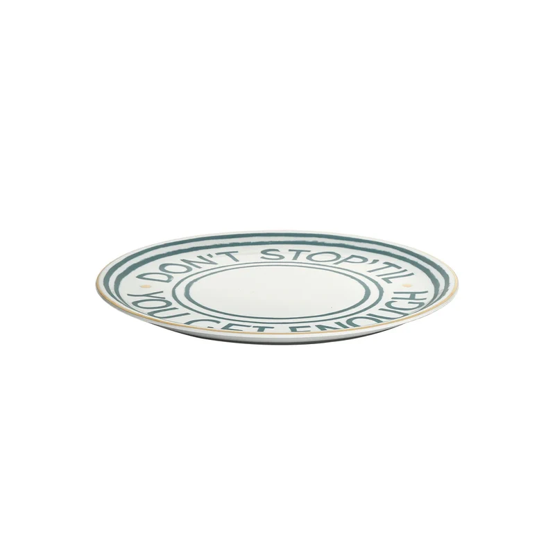 Bitossi Home Piatto Pizza Don't Stop Till D32 cm in Porcellana