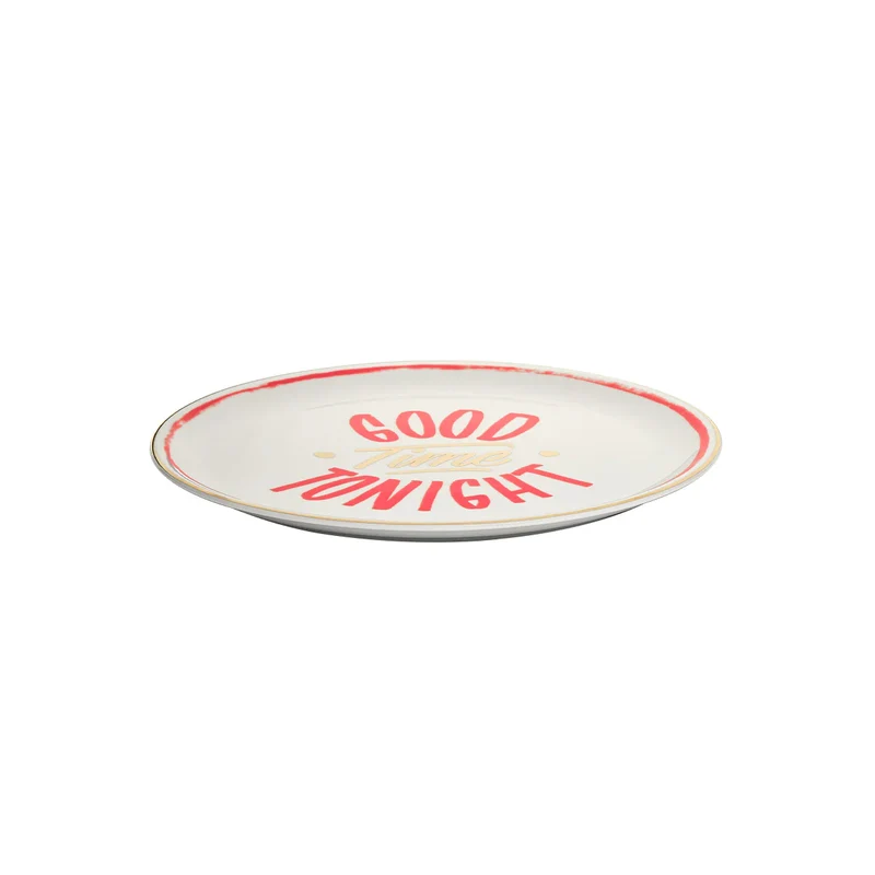 Bitossi Home Piatto Pizza Good Times Tonight D32 cm in Porcellana
