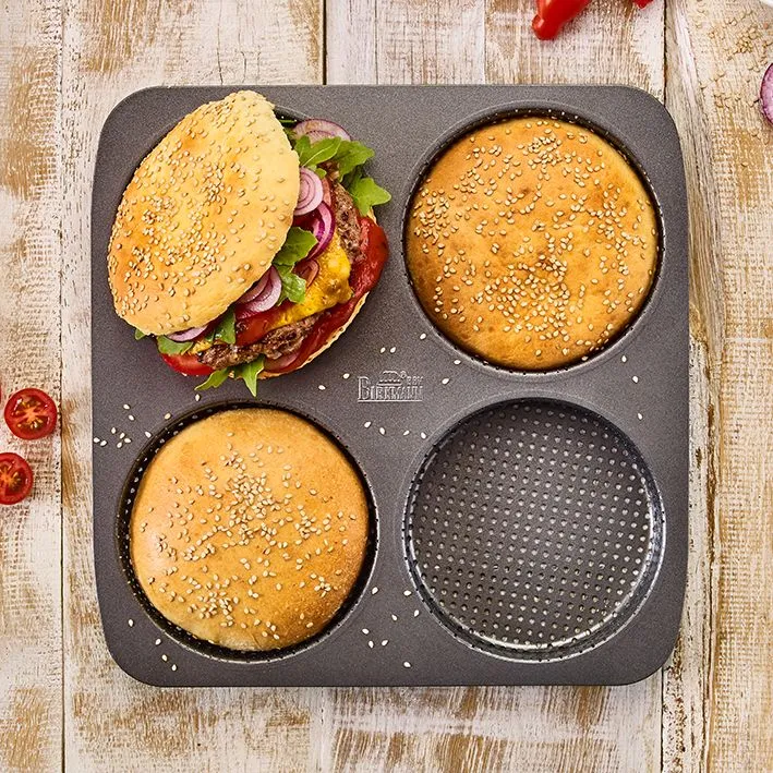Burgerbrötchen-Backblech "Laib und Seele" von Birkmann