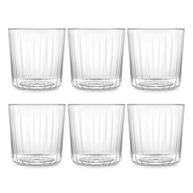 Tognana Set 6 Bicchieri Acqua Aura Trasparente 370 ml