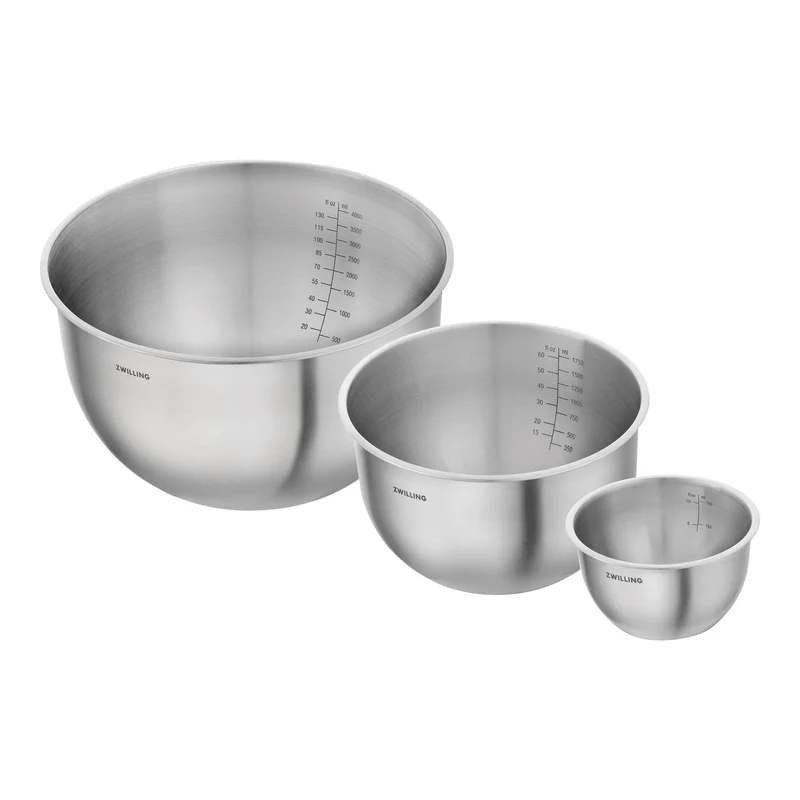 Zwilling Set 3 Ciotole Fresh&Save S M e L in Acciaio Inox