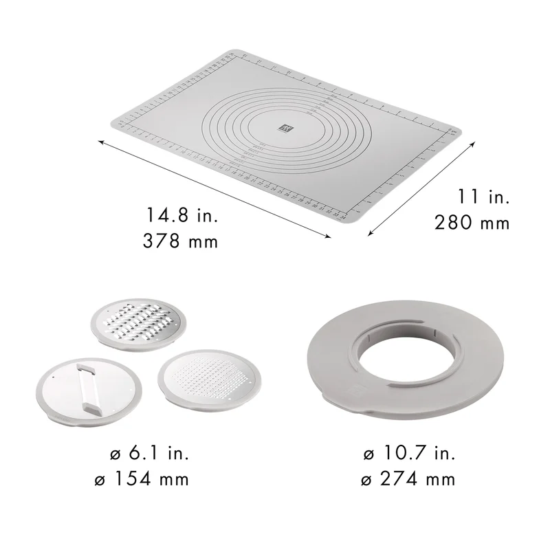 Zwilling Set 5 Accessori Ciotole Fresh&Save Grigio