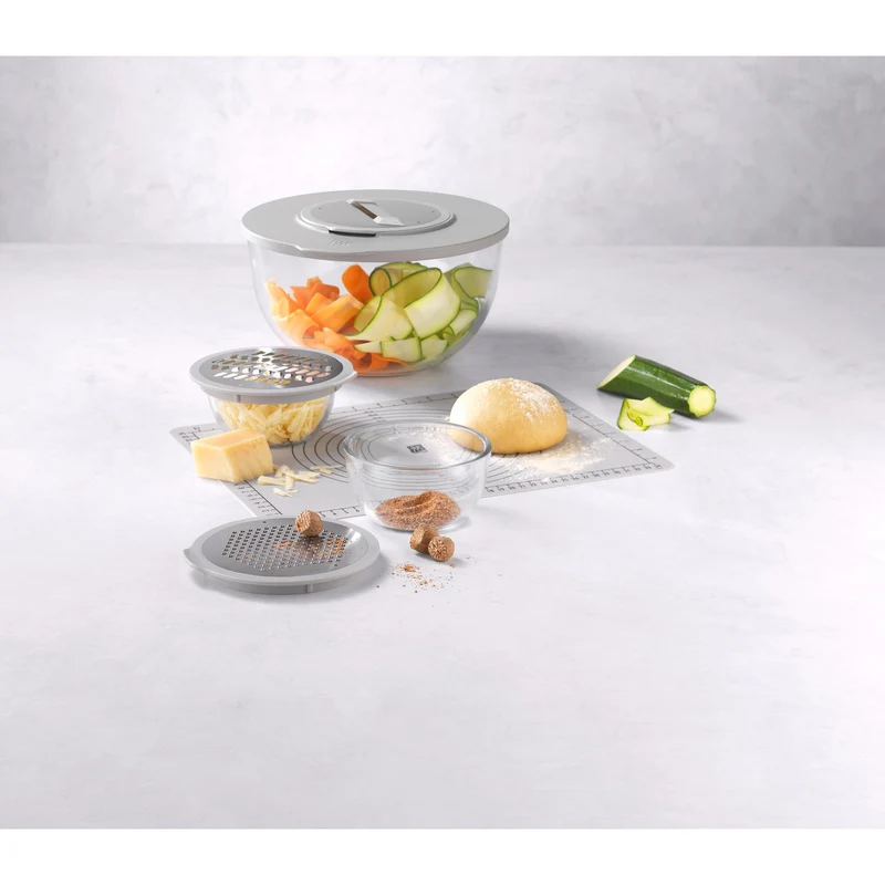 Zwilling Set 5 Accessori Ciotole Fresh&Save Grigio