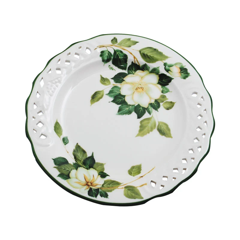 Love Tiffani Servizio Tavola 18 Pezzi Country Camelie in Ceramica