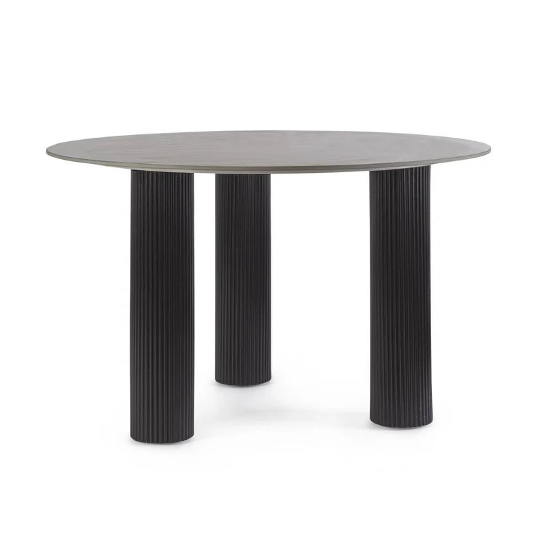 Andrea Bizzotto Tavolo Bamira D120 cm Nero