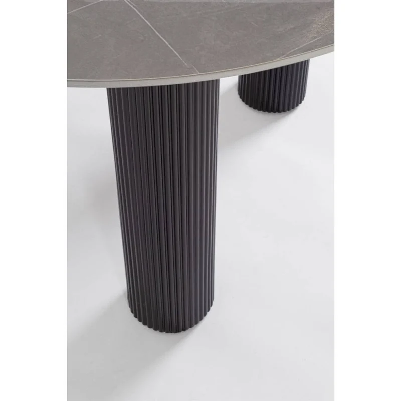 Andrea Bizzotto Tavolo Bamira D120 cm Nero