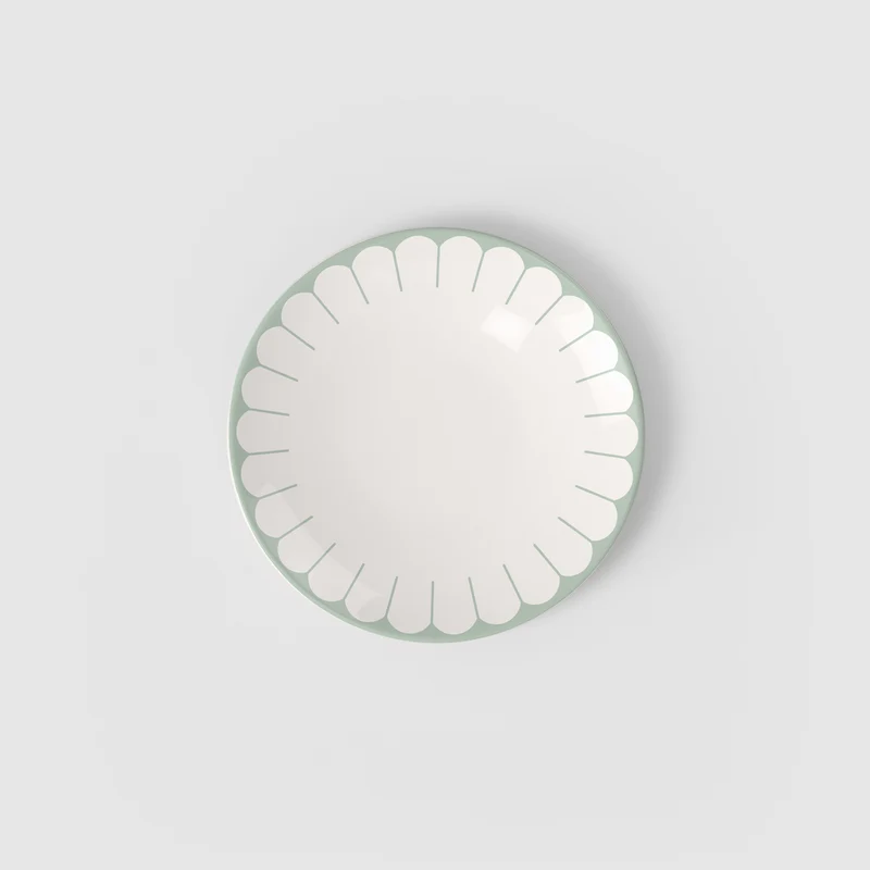 Villeroy & Boch Servizio Tavola 18 Pezzi Fleur in Porcellana Verde