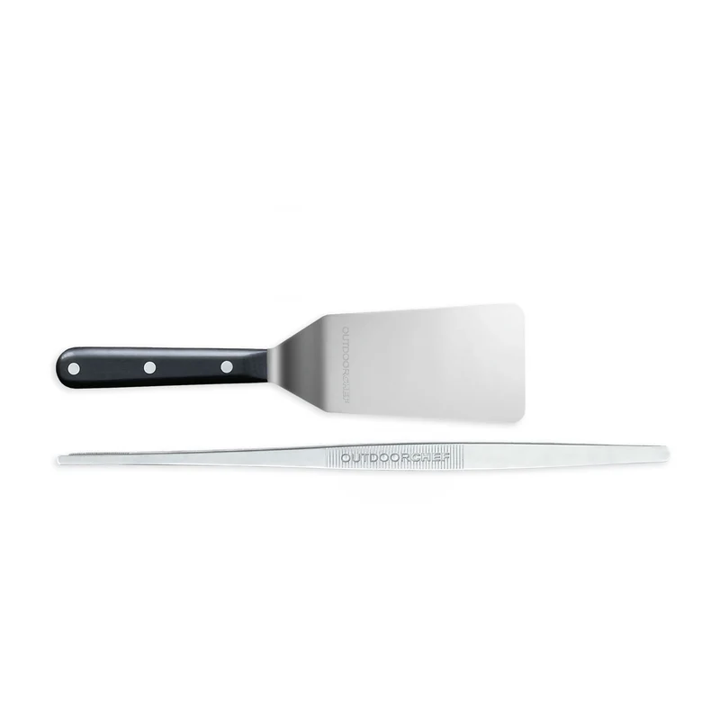 Outdoorchef Set Posate per Plancha in Acciaio Inox