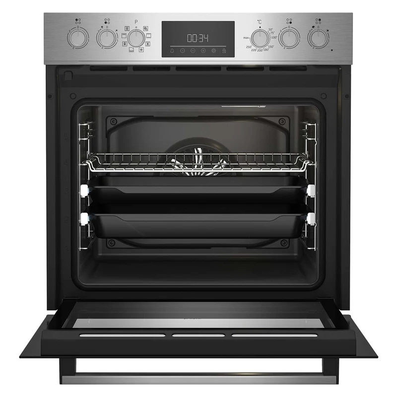 Beko AeroPerfect BBUM12322X Einbauherd-Set inkl. Glaskeramik-Kochfeld A Edelstahl