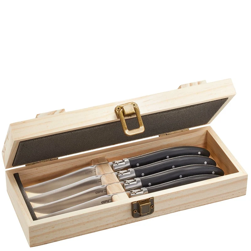 Gefu Set 4 Coltelli Bistecca Basco in Cofanetto