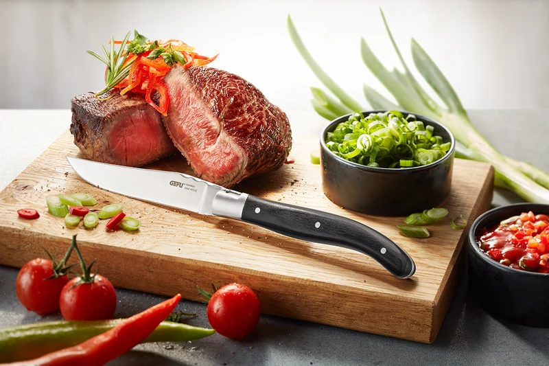 Gefu Set 4 Coltelli Bistecca Basco in Cofanetto