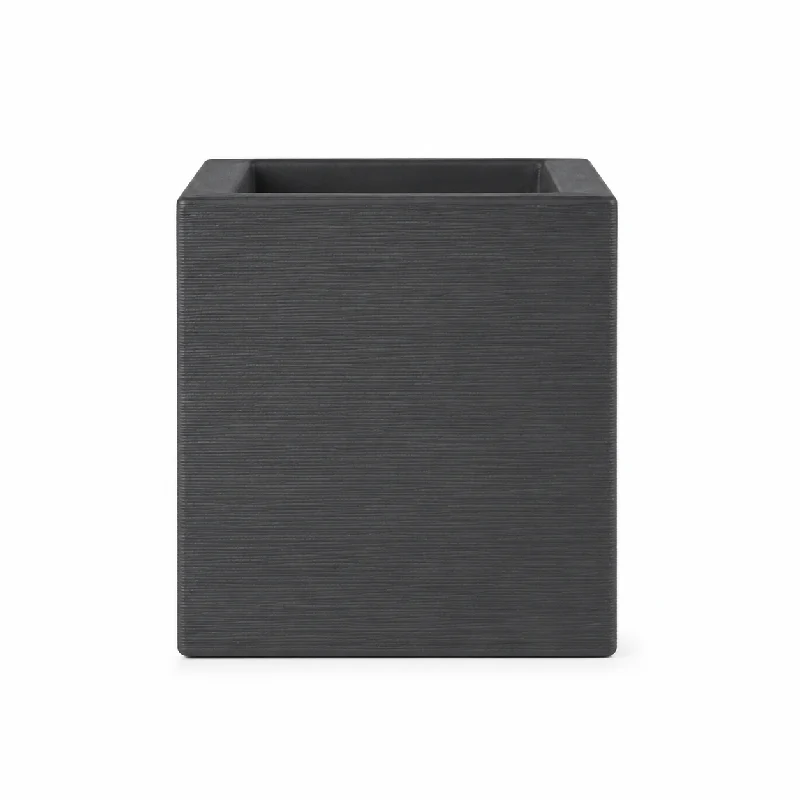 Slide Vaso Quadra con Ruote 90x45xh46 cm Grigio Elefante