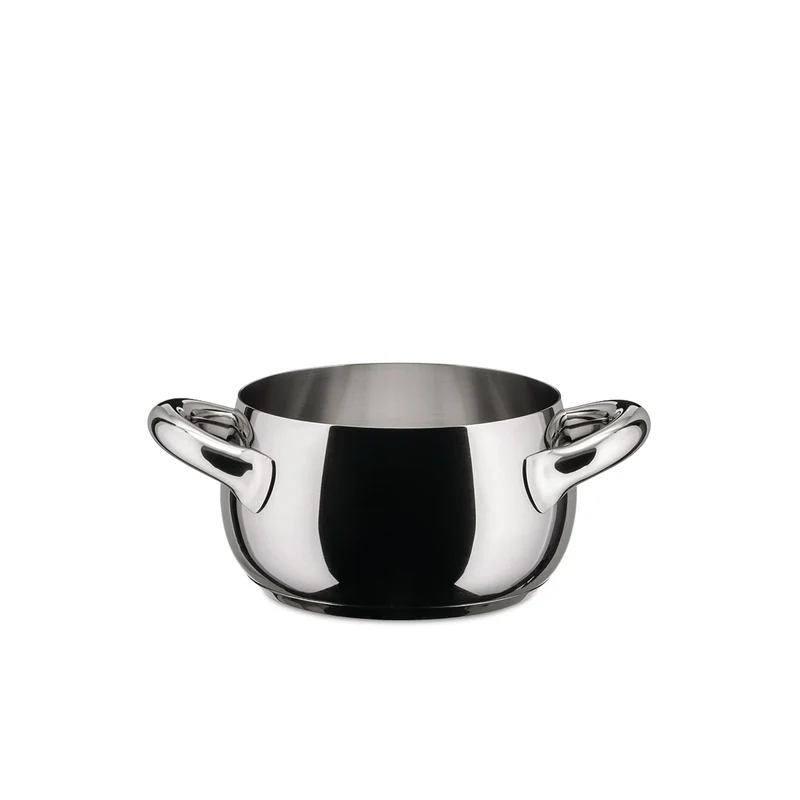 Alessi Casseruola 2 Manici Mami D20 cm in Acciaio