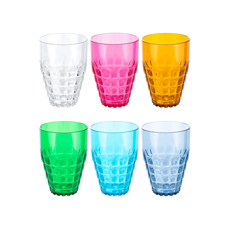 Guzzini Set 6 Bicchieri Alti Tiffany Acqua D9xH13 cm