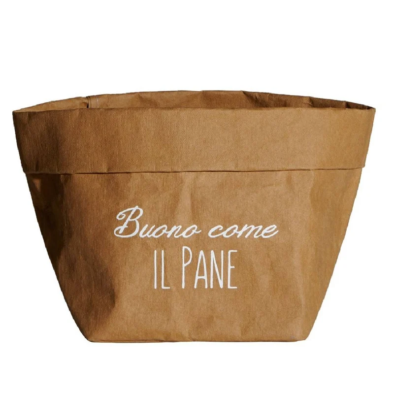 Simple Day Cestino Pane Buono Come il Pane 24x12 cm Avana