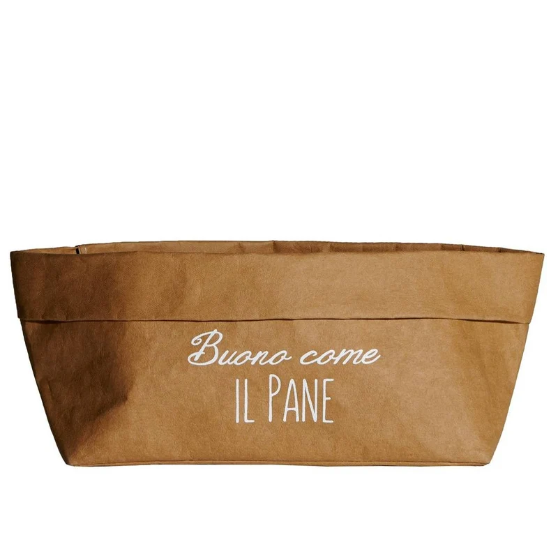 Simple Day Cestino Pane Buono Come il Pane 24x12 cm Avana