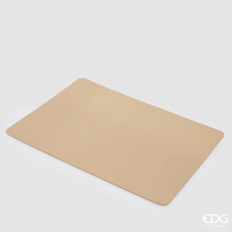 EDG Enzo de Gasperi Tovaglietta Rettangolare in pvc 43x30 cm Sabbia